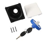 Goulot de remplissage de liquide en polymère de 40 mm avec capuchon anti-déversement pour yacht, camping, alimentation en eau douce, entrée de liquide ompacte avec joint pour application marine