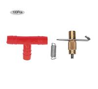 Goulotte à Boisson Automatique pour Lapin 100 pièces avec Embout Bec Canard - Distribution d'eau Propre et Confortable, Facile à Nettoyer, adaptée pour Cages de Petits Animaux (Drinker à Eau de