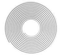 Goulotte cache-câble murale adhésive 6 m flexible blanche et peignable pour câbles TV et haut-parleur