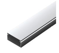Goulotte carrée,Goulotte de câbles,Kit Goulotte Passe Cable,Goulotte Passe Câble,Goulotte Passe Cable Sol,Auto-adhésif,Peut Se Peindre,Robuste,pour La Maison,Le Bureau,L'entrepôt,Le Mur
