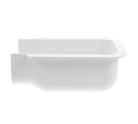 Goulotte Climatisation 80x60, Cache Tuyau PVC pour Climatiseur Blanc | Surface Lisse, Finition Soignée, Installation Pratique, Protection Résistante aux Chocs pour Gaines et Traversées Murales