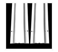 goulotte de câblage 2 Pcs Cache-câbles En Acier Inoxydable Pour Câbles, Protecteur De Câble Au Sol Résistant Aux Trébuchements, 1 M De Long, 12 15 20 30 Mm Hauteur Goulotte Découpable Pour Câbles Élec