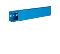 Goulotte de câblage complète BA7 prof 40mm l 60mm bleue HAGER BA740060BL