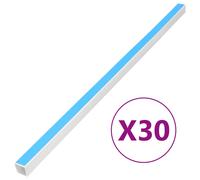 vidaXL Goulotte de câble auto-adhésive Protège-câble 60x40 mm 10 m PVC