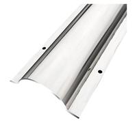 Goulotte de câble en acier inoxydable, cache-câbles de sol for fils, cache-câble à peindre, chemin de câbles résistant à la chaleur, gestion des câbles TV muraux en acier inoxydable(Regular,8cm/3.1in