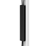 Goulotte de câble magnétique en aluminium sans | Rail de gestion des câbles pour ordinateur, clavier, appareils de cuisine, bibliothèques et plans de travail