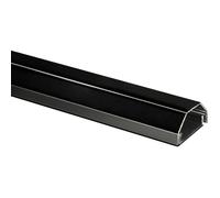 Goulotte de câble - MY WALL - My Wall HZ3-1,1L - 110 x 3.3 x 1.8 cm - Noir - Système coulissant