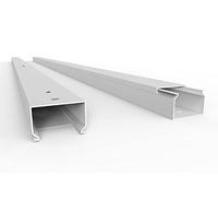 Goulotte de câble Pro avec Trou au Sol - 50 m - 30 x 20 mm - 25 x 2 m - Blanc