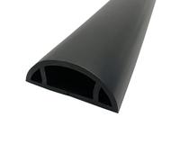 Goulotte de câbles Auto-adhésive, Conduit for Mur, Coin Bureau, TV, lot 2, Couleurs et Tailles Multiples(Black,3#)