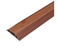 Goulotte de câbles Auto-adhésive, Conduit for Mur, Coin Bureau, TV, lot 2, Couleurs et Tailles Multiples(Brown,4#)