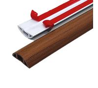 Goulotte de câbles Auto-adhésive, Conduit for Mur, Coin Bureau, TV, lot 2, Couleurs et Tailles Multiples(Dark Brown,3#)