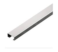 Goulotte de câbles carrée en Acier Inoxydable, Protection Anti-Choc for la Gestion des câbles, for la Maison, Le Bureau, l'entrepôt, 1 m, 1 pièce(White Titanium Gold,50mmx25mm)