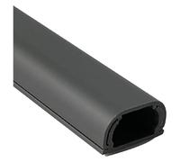 Goulotte de câbles carrée encastrée, Cache-Fil Autocollant for Utilisation sous Le Bureau, 1 m, 1 pièce(Grey)