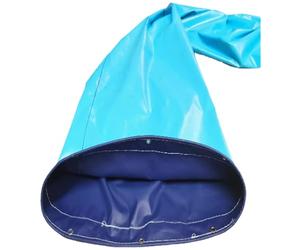 Goulotte de déchargement en toile extra épaisse de 0,015 cm, résistante à la déchirure et imperméable, idéale pour la manutention de marchandises et les applications agricoles, longueur 15 m