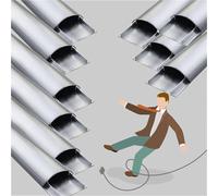 goulotte Electrique 1 2 4 10 Pièces Goulotte De Protection pour Câbles, Cache-câbles avec Dos Adhésif, Longueur 180 150 120 100 80 50 Cm, Protection en(10 pcs,L W H 150cm x 112mm x 35mm)