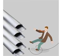 goulotte Electrique 1 2 4 10 Pièces Goulotte De Protection pour Câbles, Cache-câbles avec Dos Adhésif, Longueur 180 150 120 100 80 50 Cm, Protection en(4 pcs,L W H 50cm x 40mm x 10mm)