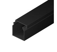 Goulotte électrique - EDO Solutions - EDO777742 - 25x25 mm - Anthracite foncé - PVC