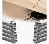 goulotte Electrique Kit De Goulottes De Câbles À Fentes Ouvertes Et Sécables, Hauteurs 25 Mm, 30 Mm, 40 Mm, 50 Mm Et 60 Mm, pour La Gestion du Câblage des(10 PCS,W X H 100mm X 50mm)