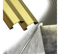 goulotte Electrique Lot de 10 Cache-câbles De Sol en Métal, Kit De Gestion De Câbles en Acier Inoxydable pour La Maison, Les Appareils Électroménagers Et Les(B- 2 PCS,L Outer Width 50cm x 50mm)