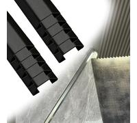 goulotte Electrique Lot de 10 Cache-câbles De Sol en Métal, Kit De Gestion De Câbles en Acier Inoxydable pour La Maison, Les Appareils Électroménagers Et Les(A- 10 PCS,L Outer Width 100cm x 30mm)