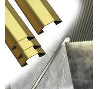 goulotte Electrique Lot de 10 Cache-câbles De Sol en Métal, Kit De Gestion De Câbles en Acier Inoxydable pour La Maison, Les Appareils Électroménagers Et Les(B- 4 PCS,L Outer Width 150cm x 50mm)