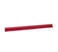 Goulotte en T 45 avec échelle mm/pouce, en alliage rouge, fente en T, piste à onglet 40cm 60cm, Table de travail for le travail du bois, outils de bricolage, 1 pièce(Red 60cm)