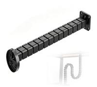 Goulotte Passe Cable 80cm Cable Management Bureau Protège Les Câbles et Prévient Les Risques de Trébuchement(Black)