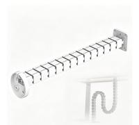 Goulotte Passe Cable 80cm Cable Management Bureau Protège Les Câbles et Prévient Les Risques de Trébuchement(White)