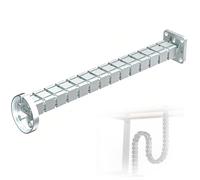 Goulotte Passe Cable 80cm Cable Management Bureau Protège Les Câbles et Prévient Les Risques de Trébuchement(Silver)
