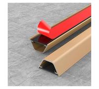 goulotte passe cable Chemin De Câbles En Aluminium Moulé, Cache-câbles Autocollant For Sol, For La Gestion Des Câbles Et Des Fils, Cache-câbles D'angle For La Maison(E,L 1.5m - w 20mm)