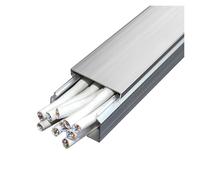 goulotte passe cable Chemin De Câbles For Mur/sol, Protection De Câbles D'angle En Métal For La Maison - Rectangulaire, Antidérapant, For Cordons Électriques((3.94x3.94in)100x100mm)