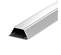 Goulotte Passe Cable Extra Épais Câbles Autocollant Goulotte Passe Cable Mural Rangement Cable Passage de Cable au Sol(Gray,53inx1.2in/135x3cm)
