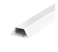 Goulotte Passe Cable Extra Épais Câbles Autocollant Goulotte Passe Cable Mural Rangement Cable Passage de Cable au Sol(White,59inx1.2in/150x3cm)