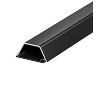 Goulotte Passe Cable Extra Épais Câbles Autocollant Goulotte Passe Cable Mural Rangement Cable Passage de Cable au Sol(Black,53inx1.2in/135x3cm)