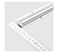 goulotte passe cable Gaine Cable Canal Métallique De 4 Cm Pour L'extérieur, Chemin De Câbles Argenté Demi-rond Pour Câbles Protect Hider, Lampe Murale Couvercle(L 1x7m)