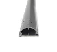 Goulotte Passe Cable Sol, Cache-câble de Sol for Fente d'arc Protecteur Cordon Auto-adhésif Conduit câblage d'extension Fil électrique(Gray)