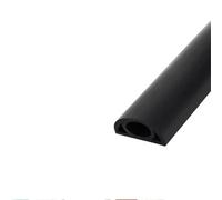 Goulotte Passe Cable Sol, Cache-câble de Sol, Protecteur Cordon Auto-adhésif, Protection Conduit câblage d'extension, Fente Fil, Cache-câble, Organisateur(D30 Black)