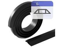 Goulotte Passe Cable Sol, Chemin de câbles Sol en PVC Souple, Cache-câbles, Cache-Fils, Gaine Protection for Cordon Mural, Cacher Les Cordons télévision muraux(D40 Black)