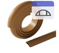 Goulotte Passe Cable Sol, Chemin de câbles Sol en PVC Souple, Cache-câbles, Cache-Fils, Gaine Protection for Cordon Mural, Cacher Les Cordons télévision muraux(D30 Brown)