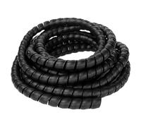 Goulotte Passe Cable Tube d'enroulement de 1/5M, 8/10/14/16/20/25mm, organisateur de fil, manchon de Protection de câble, manchon de Protection de Tube, protecteur d'enroulement en spirale(Black,18mm