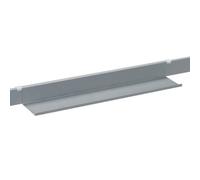 Goulotte passe-câbles horizontale L 59 cm pour bureau individuel Arko/Ecla/Excellens Métal Plus aluminium - - Bruneau