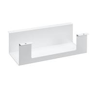 Goulotte passe-câbles horizontale universelle L 30 cm x P 12 x H 9 cm- finition blanc - - Bruneau