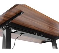 Goulotte Passe Câbles pour Bureau Électrique ajustable en Métal Noir Tracie