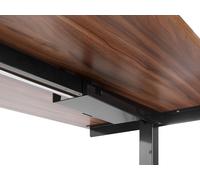 Goulotte Passe Câbles pour Bureau Manuel ajustable en Métal Noir Tracie