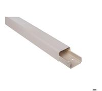 Goulotte plastique rigide - blanc crème RAL 9001