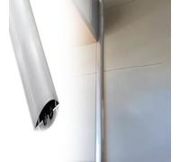 goulotte pour câbles Cache-Cordon en Alliage D'aluminium, Facile À Couper, Cache-Cordon Électrique pour Le Sol À L'extérieur À L'intérieur, Range-Cordon Électrique pour(W 48mm/1.89in,4 pcs)