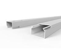 Goulotte Pro avec trous au sol, goulotte de câble 50 m, 25 x 16 mm - 25 x 2 m, blanc
