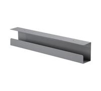Goulotte range-câbles Kimex Passe-câbles de bureau 60 cm Gris