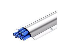 Goulottes Couvre-câble en Alliage d'aluminium Kit de Gestion Murale, Couvre-câble en Alliage d'aluminium pour la Maison ou l'espace de Travail (Color : Length 100cm/39.4in, Size : No.9)