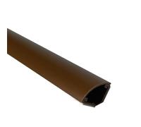 Goulottes de câbles Auto-adhésives, for Sol et Mur, lot 2, 1 m, Multicolores, Plusieurs Tailles(Brown,2#)